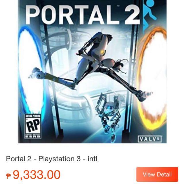 Authentic PS3 Portal 2 (Category: PlayStation) located in Makati City. Submitted by good_deals2026 (Listing ID 211292971, Image 3). Description: Good condition. Complete with case, cd & pamphlet. .
