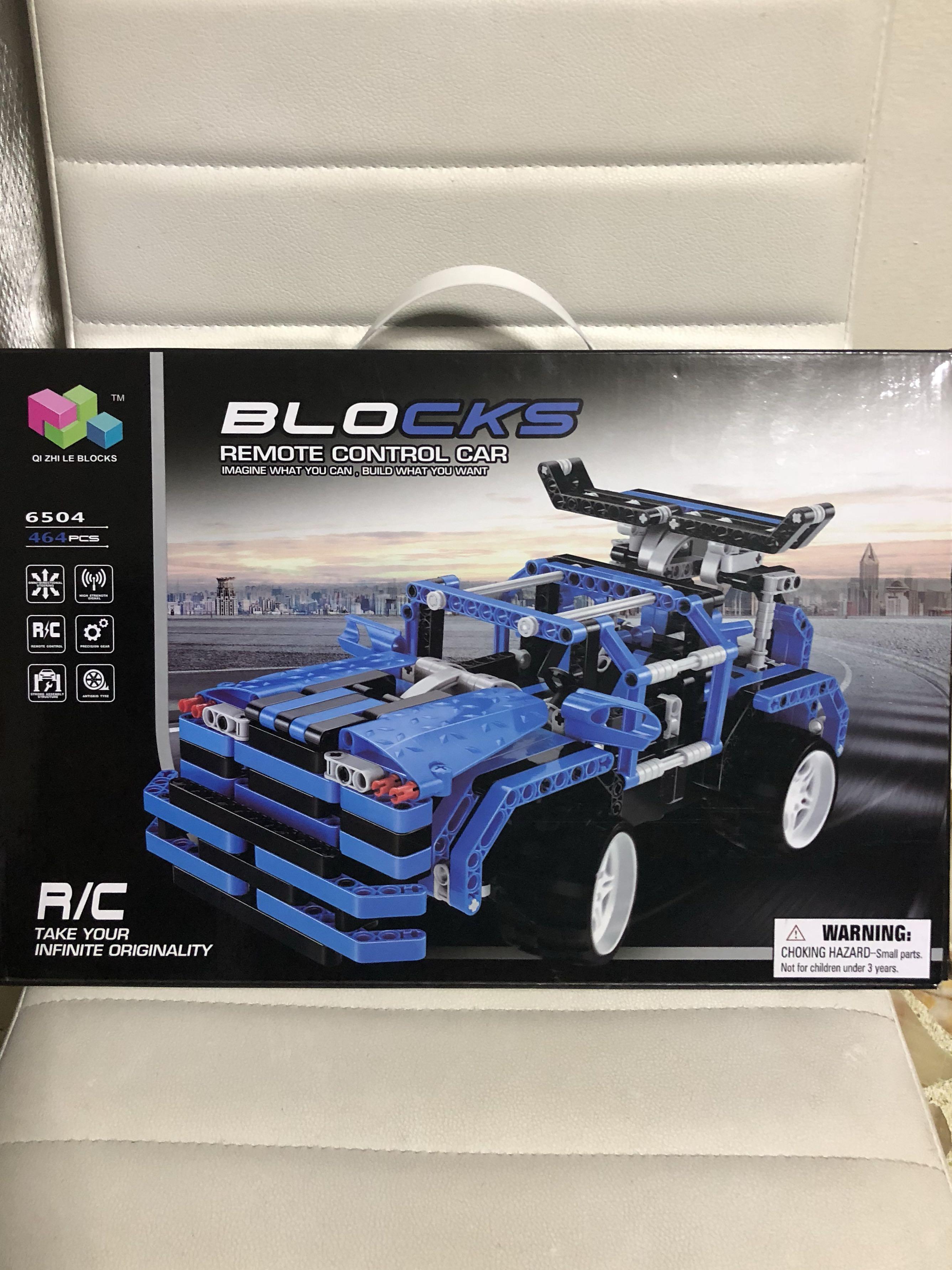 blocks remote control car