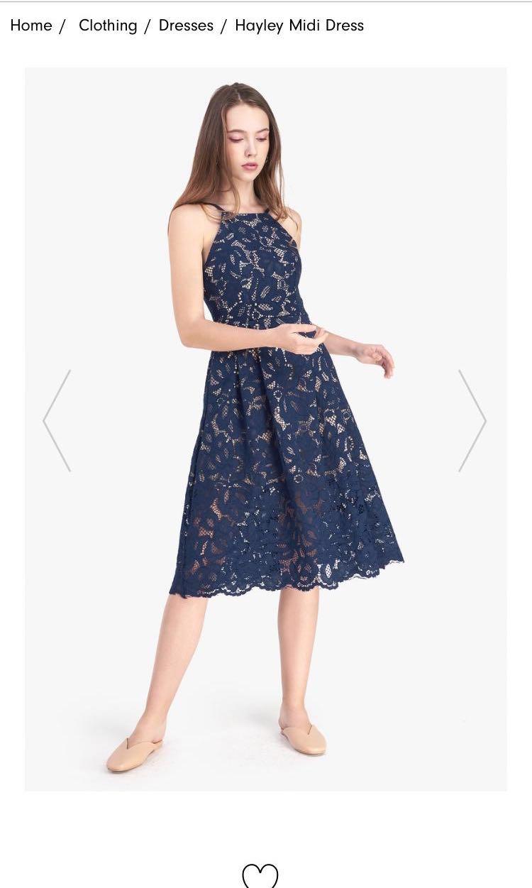 reformation haley midi dress