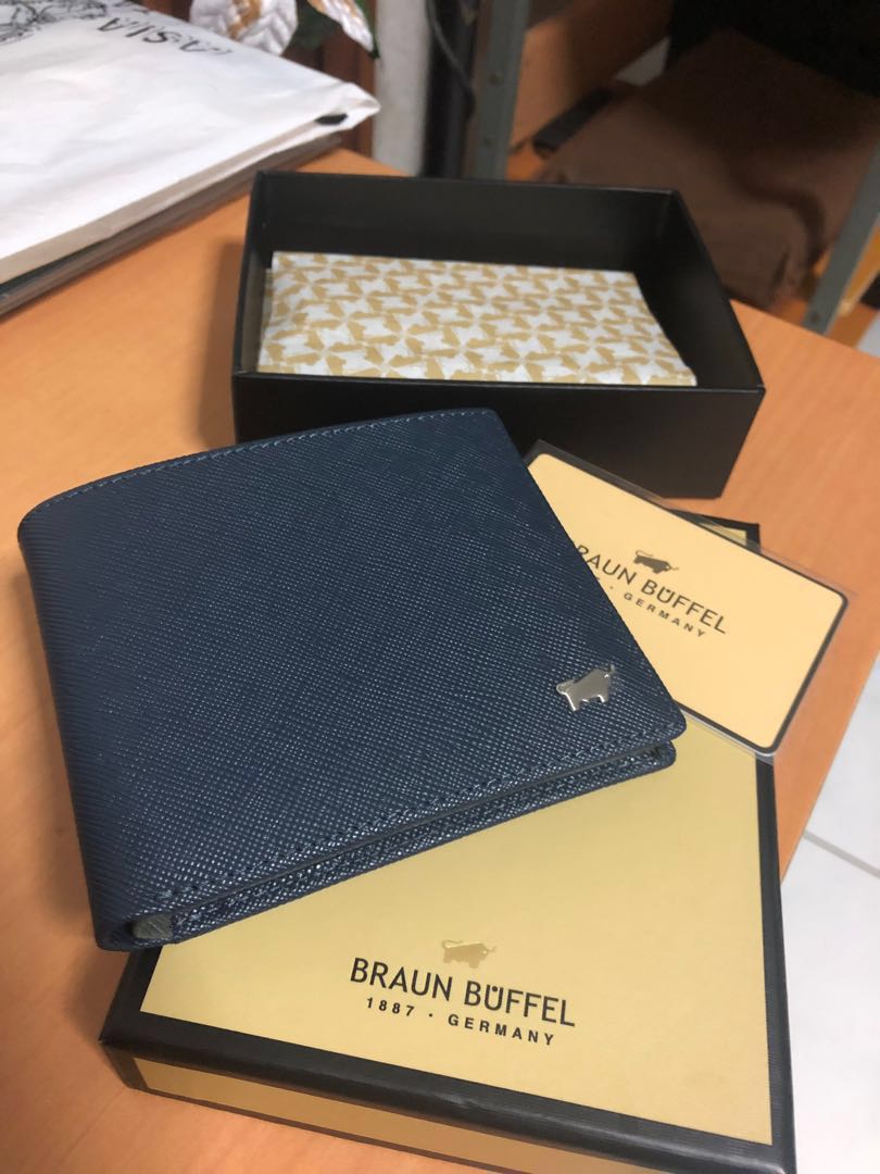 Braun Buffel Wallet With Coin Compartment Men S Fashion Bags Wallets Wallets On Carousell