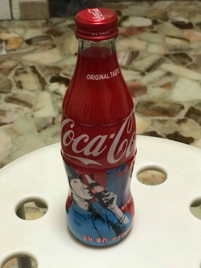 BTS Coke Bottles, Food & Drinks, Alcoholic Beverages on