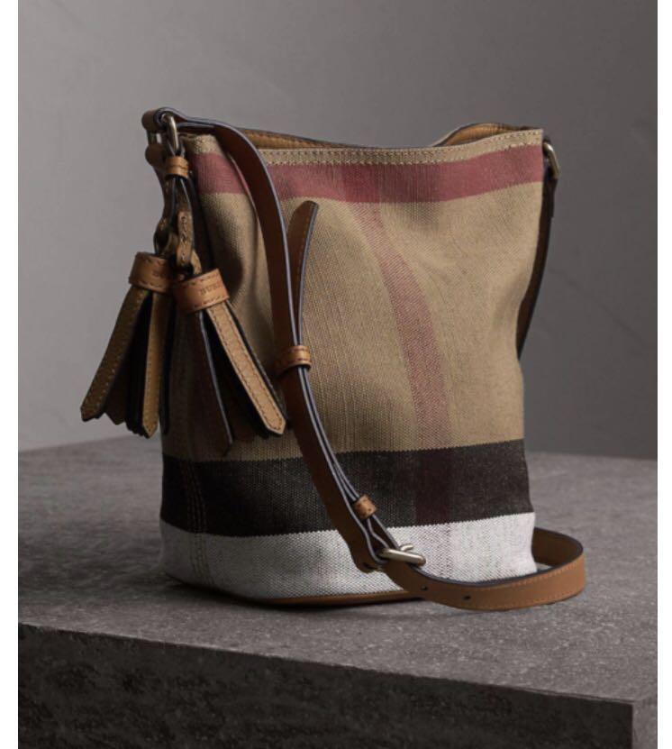 burberry small ashby in canvas