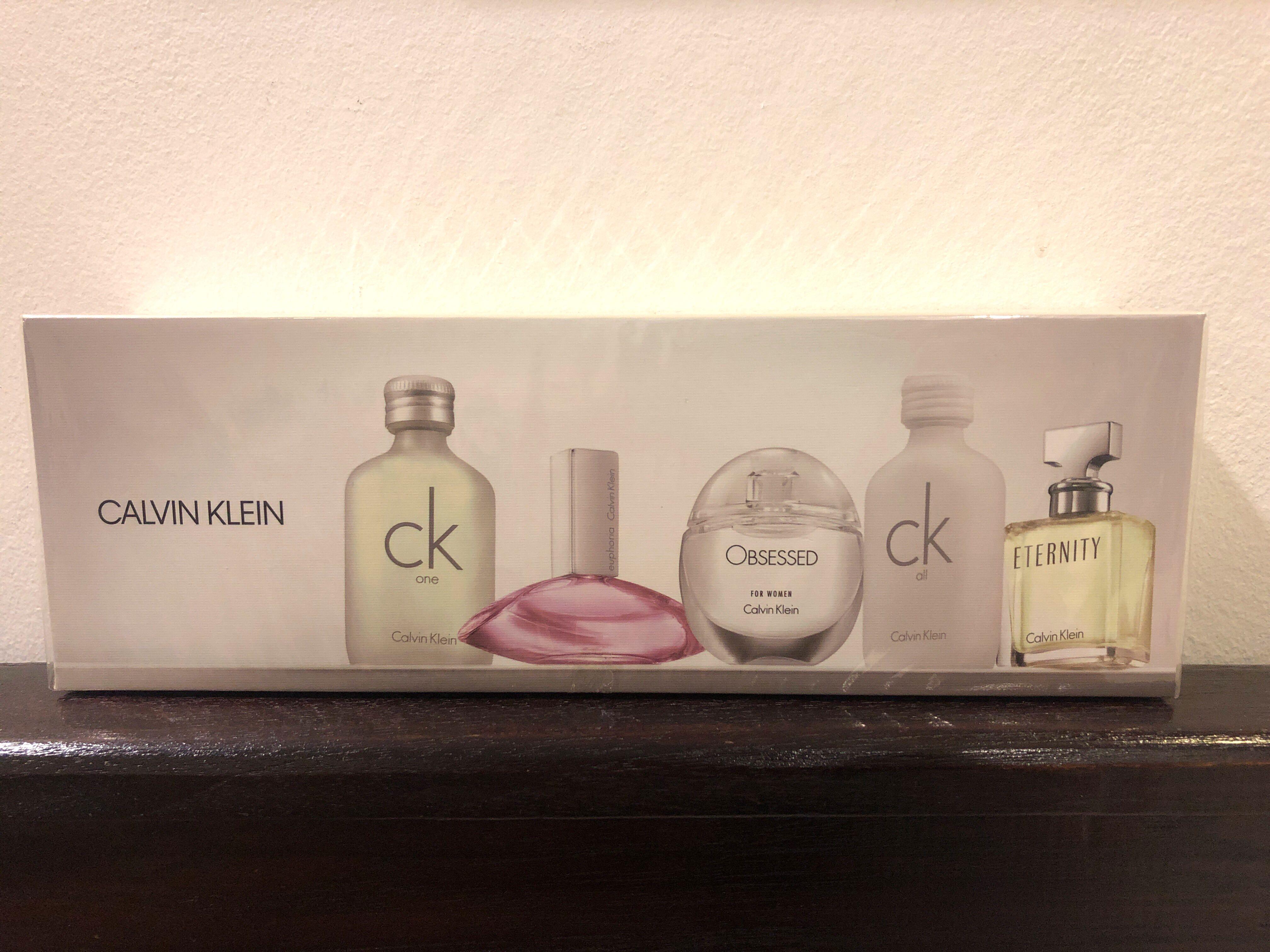 Calvin Klein deluxe fragrance travel collection for women, Beauty &  Personal Care, Fragrance & Deodorants on Carousell