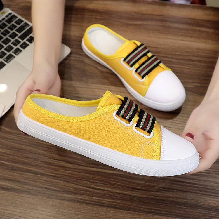 Canvas Shoes Female Women Casual Shoes White Shoes Students Flat