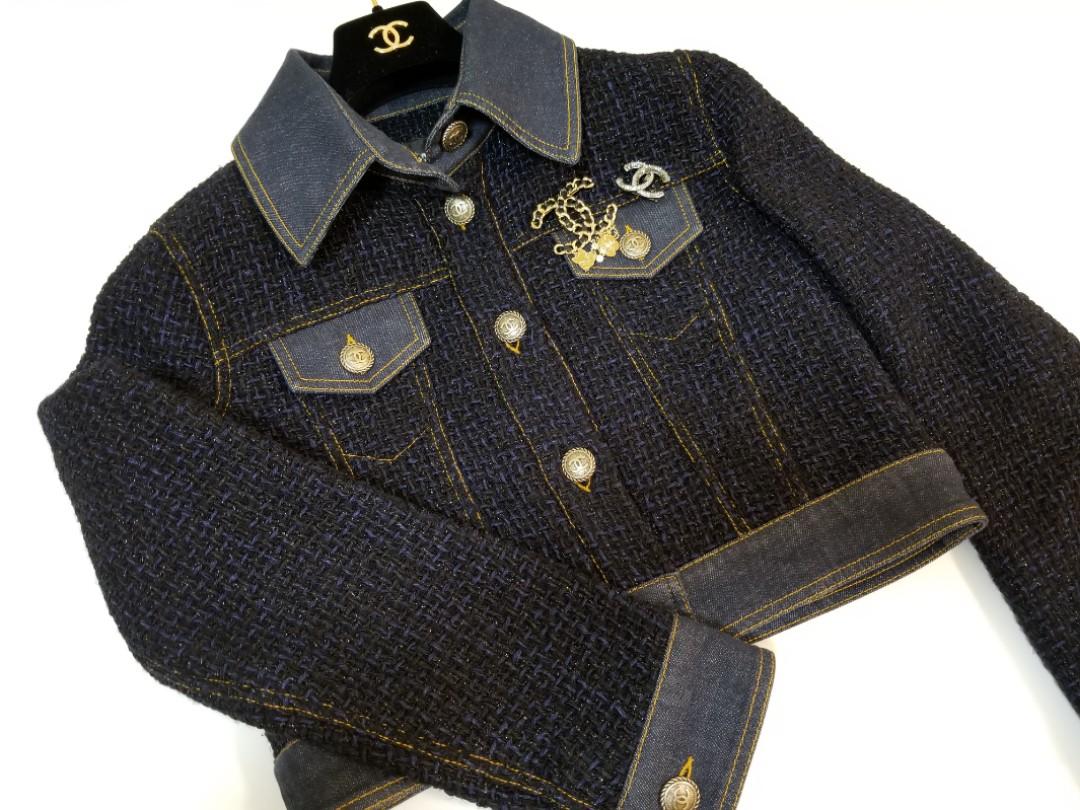 CHANEL Denim Jacket 2018 Carousell