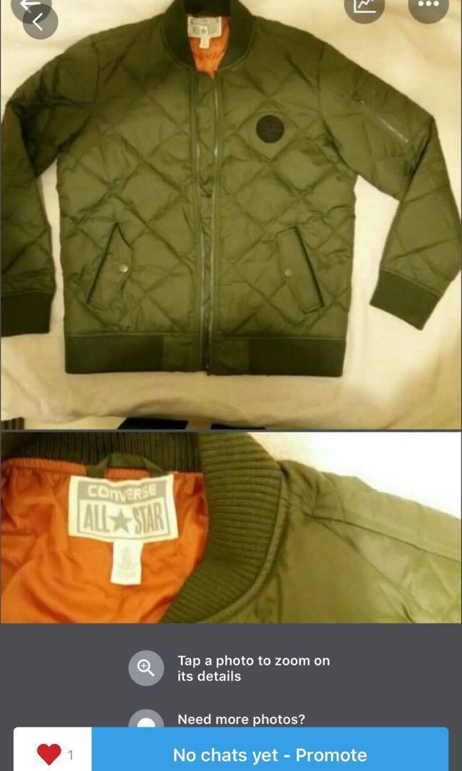 converse army jacket