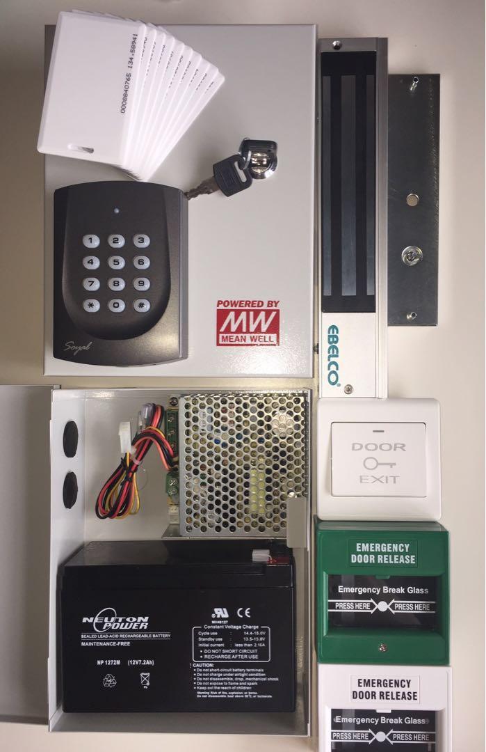 Door Card Access Control System Soyal Ebelco Meanwell Tv Home Appliances Tv Entertainment Entertainment Systems Smart Home Devices On Carousell