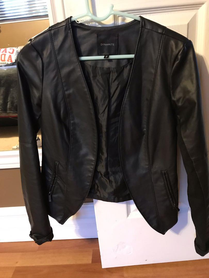 Leather jacket clearance dynamite