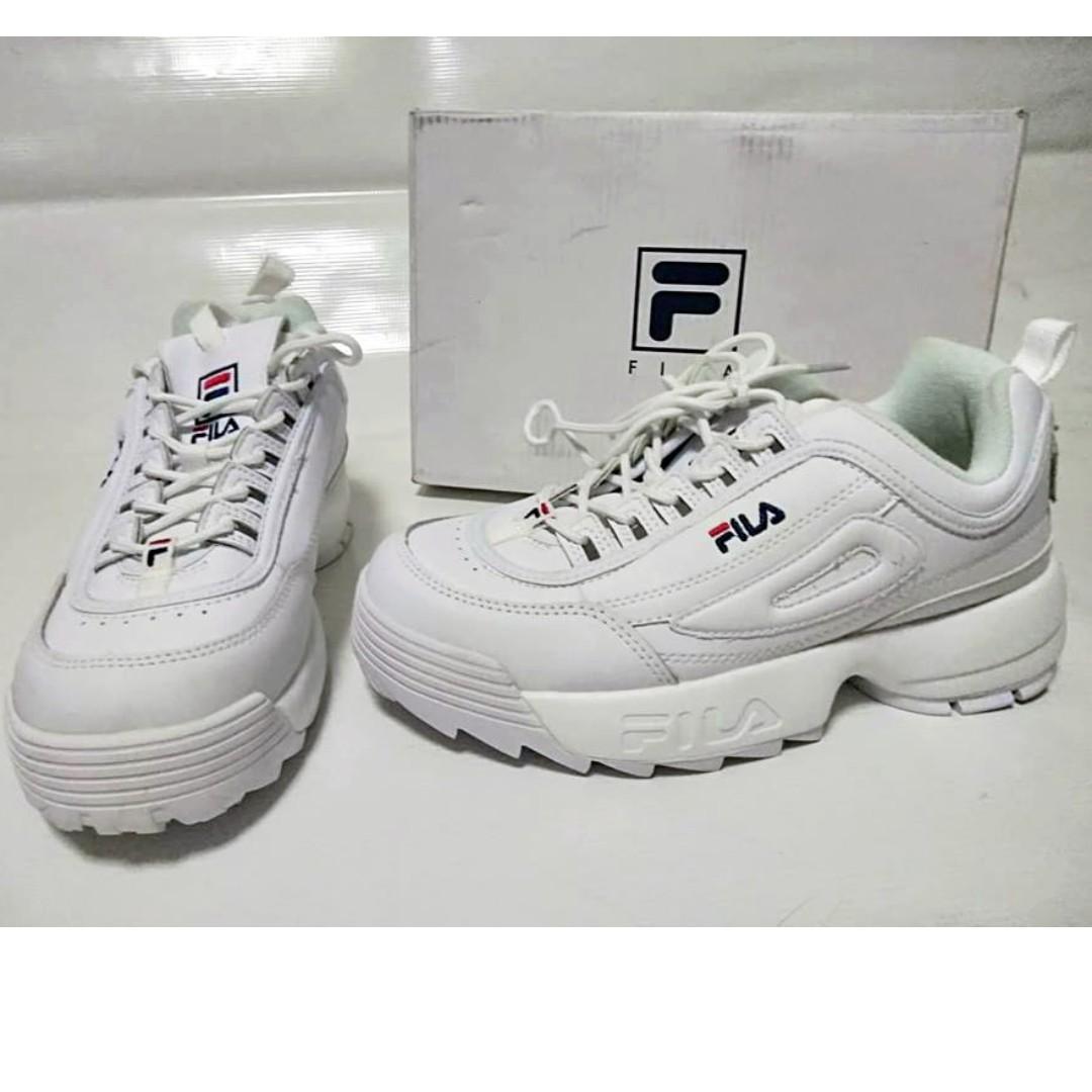 fila disruptor 38 white