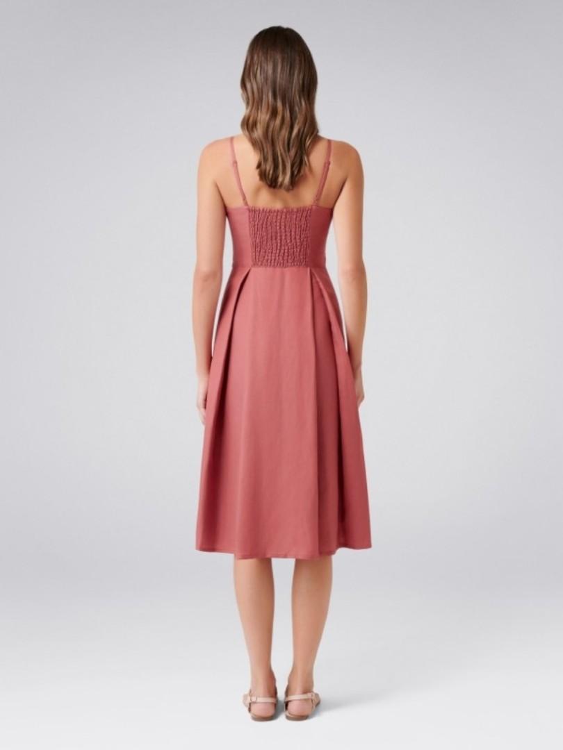 Mia tie front hotsell button through dress