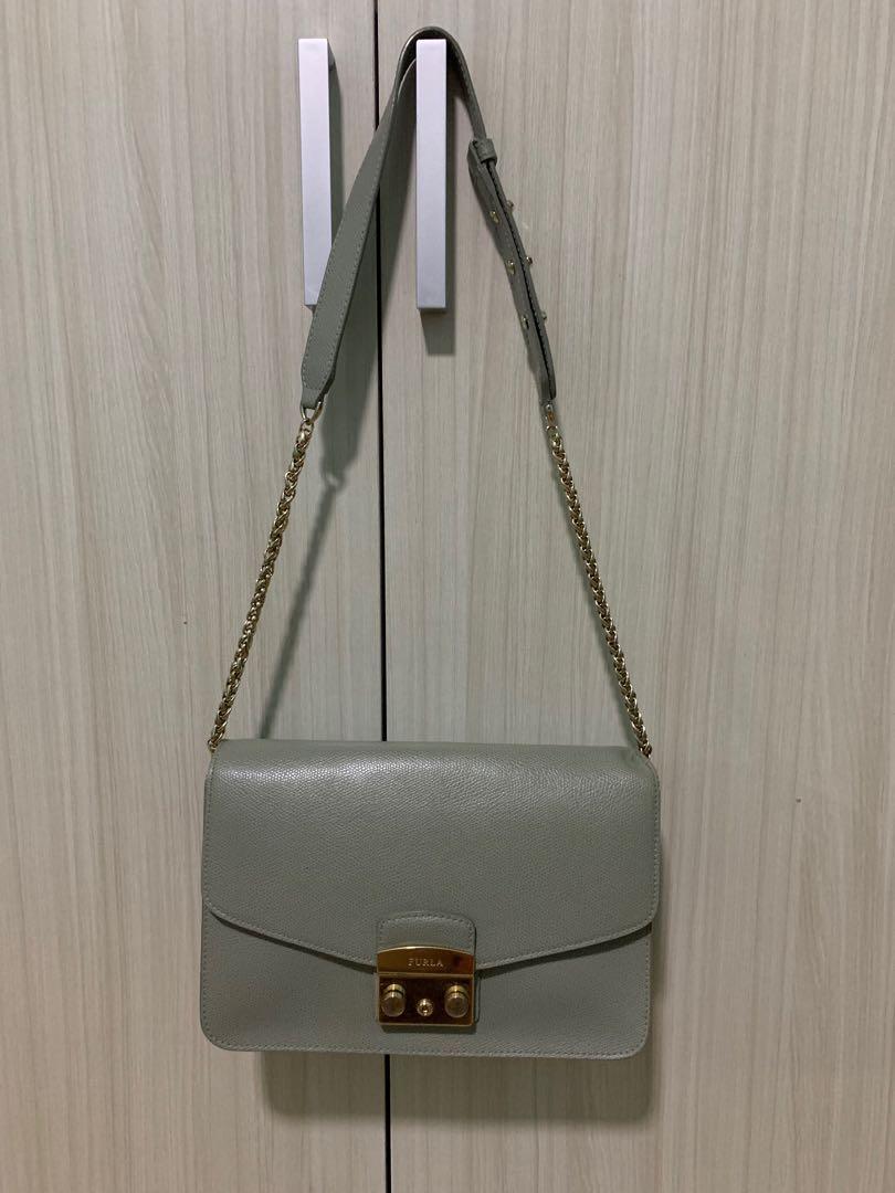 Furla Metropolis Shoulder Bag Authentic