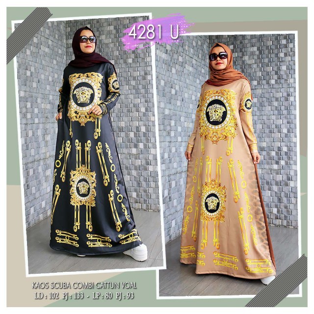  Gamis  Versace  Gambar Islami