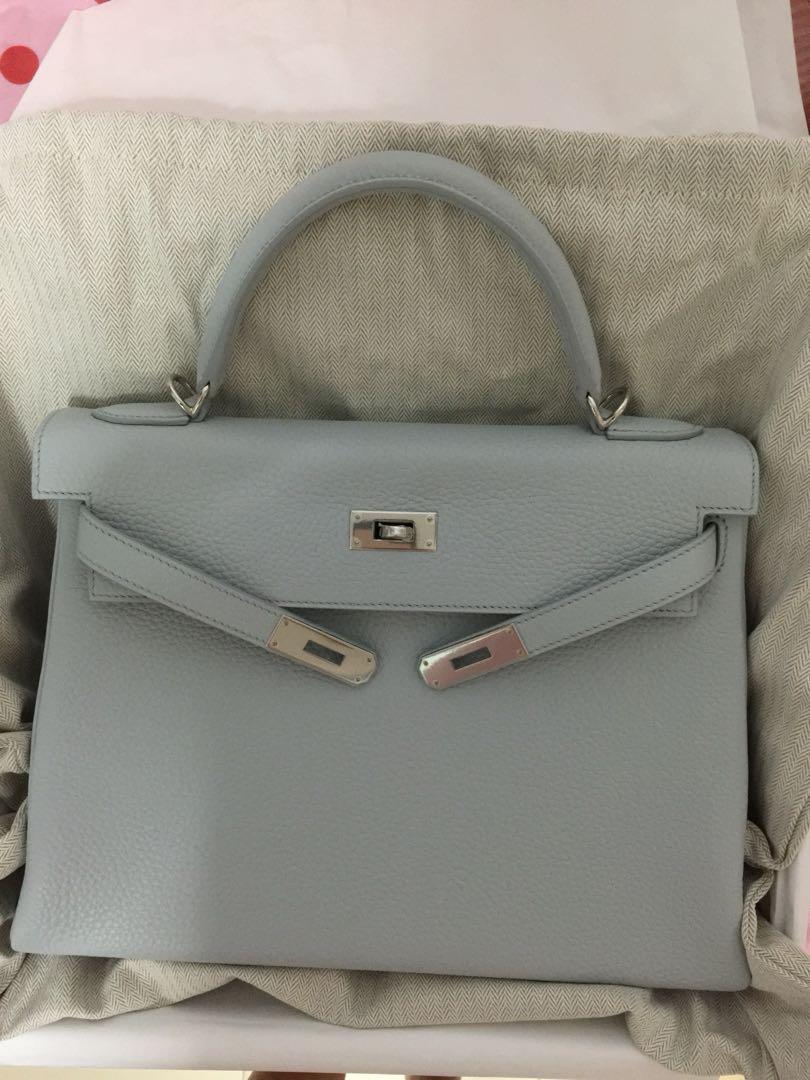 hermes kelly grey color