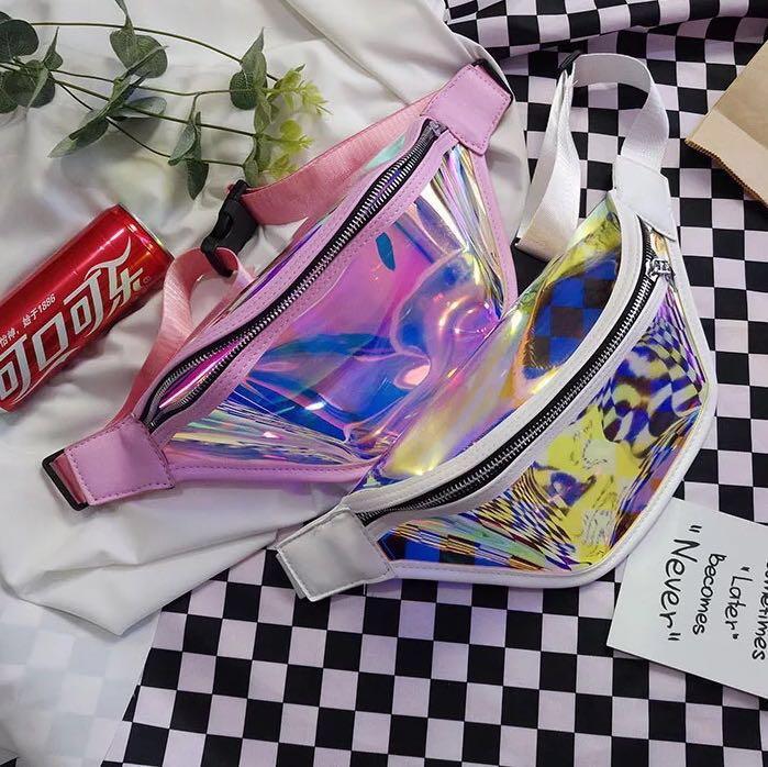Purple holographic hotsell fanny pack