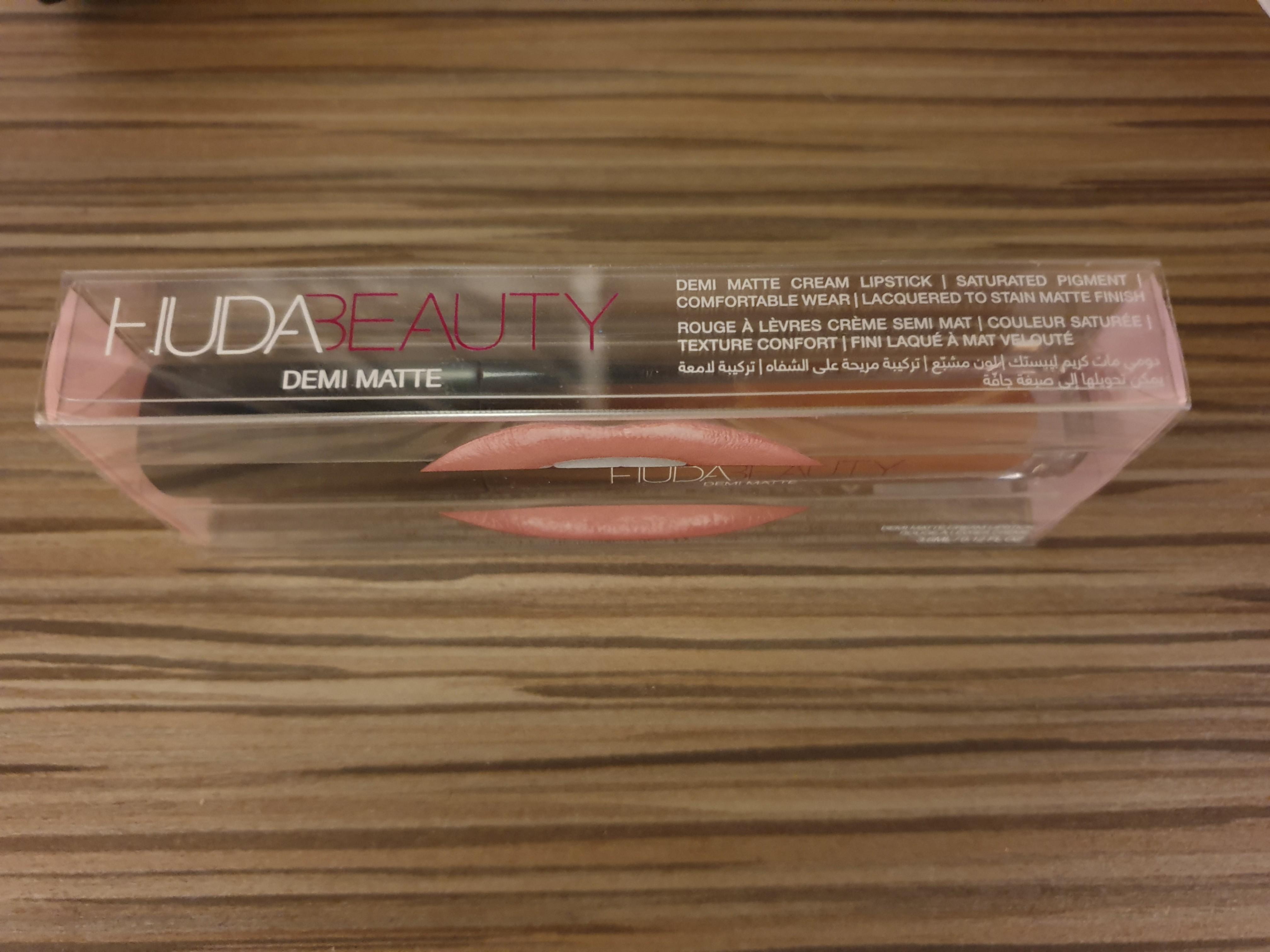 Huda Beauty Demi Matte Cream Lipstick Feminist Health