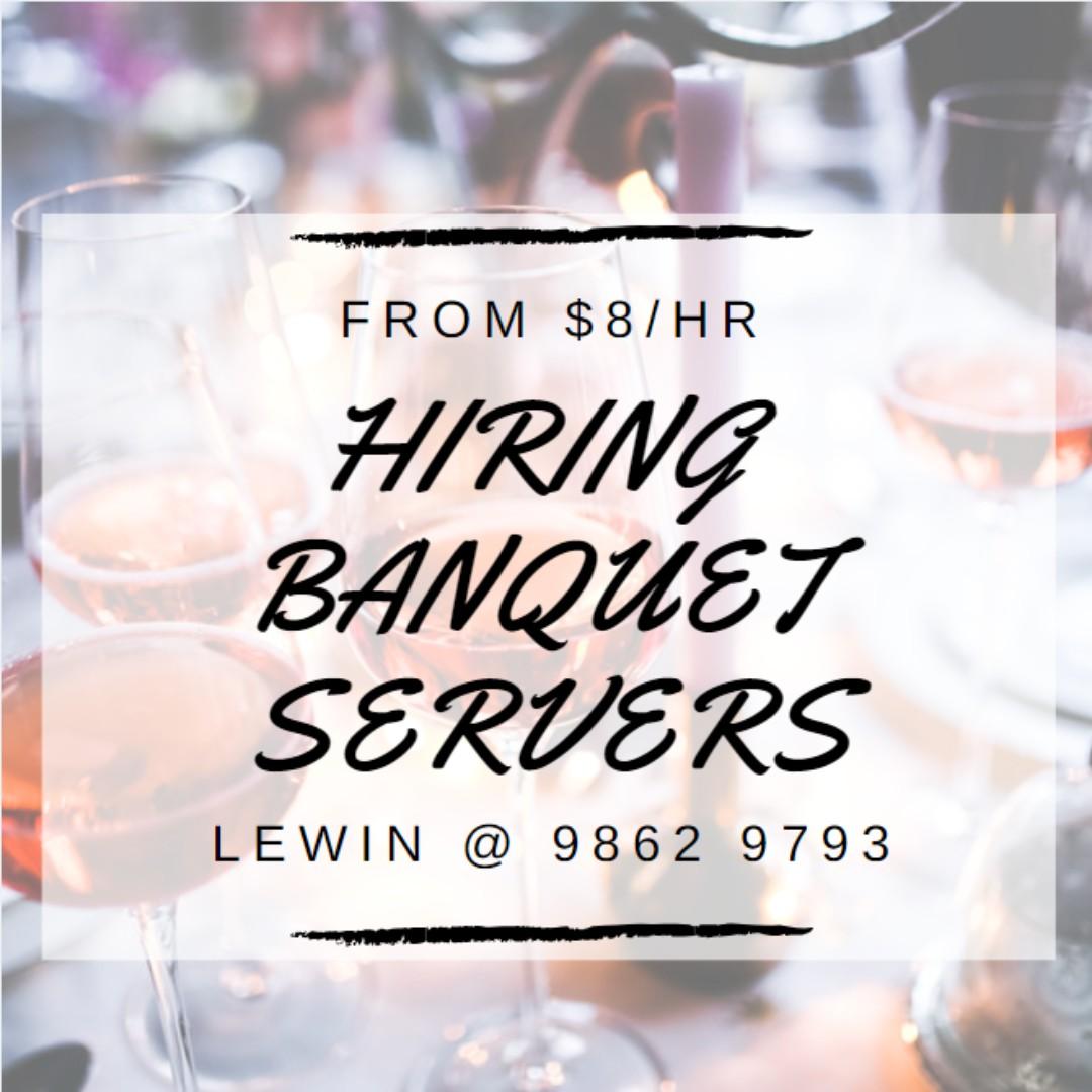 Immediate Hiring Part Time Banquet Servers From 8 Hr Jobs Sales