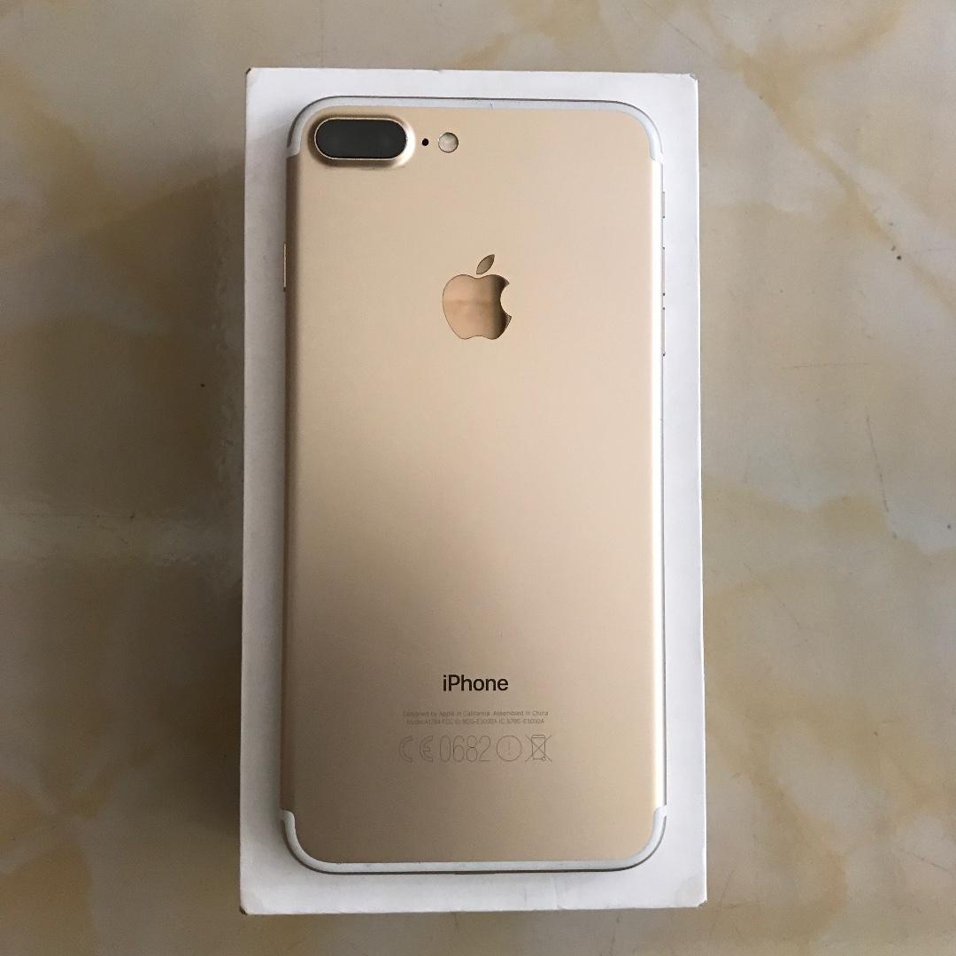 Iphone 7 Plus 128gb Warna Gold Ex Ibox Telepon Seluler Tablet
