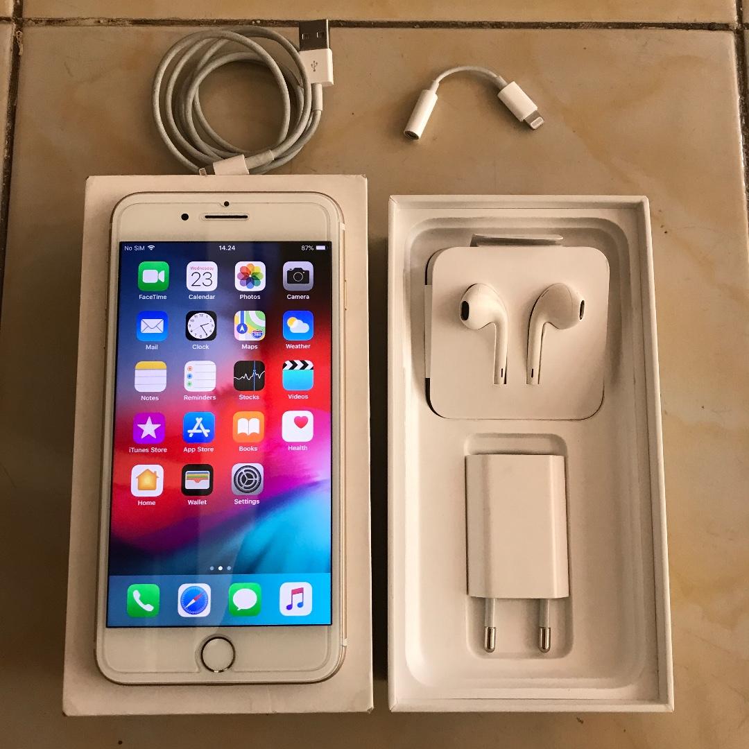 Iphone 7 Plus 128gb Warna Gold Ex Ibox Telepon Seluler Tablet Iphone Iphone 7 Series Di Carousell
