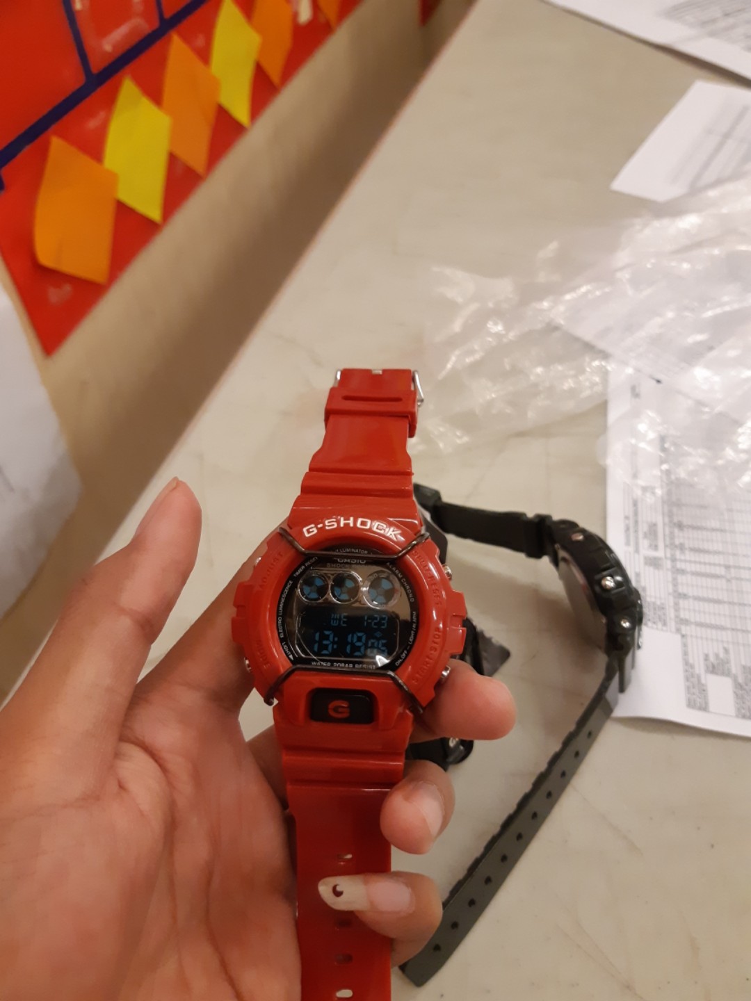 jam g shock DW 6900 RED SPECIAL edition GLOSY BNIB, Fesyen Pria, Jam