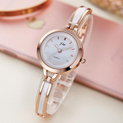 Jam Tangan Wanita Stainless Steel Rose Gold Fesyen Wanita Jam Tangan di Carousell