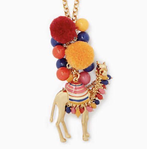 Kate spade camel necklace store