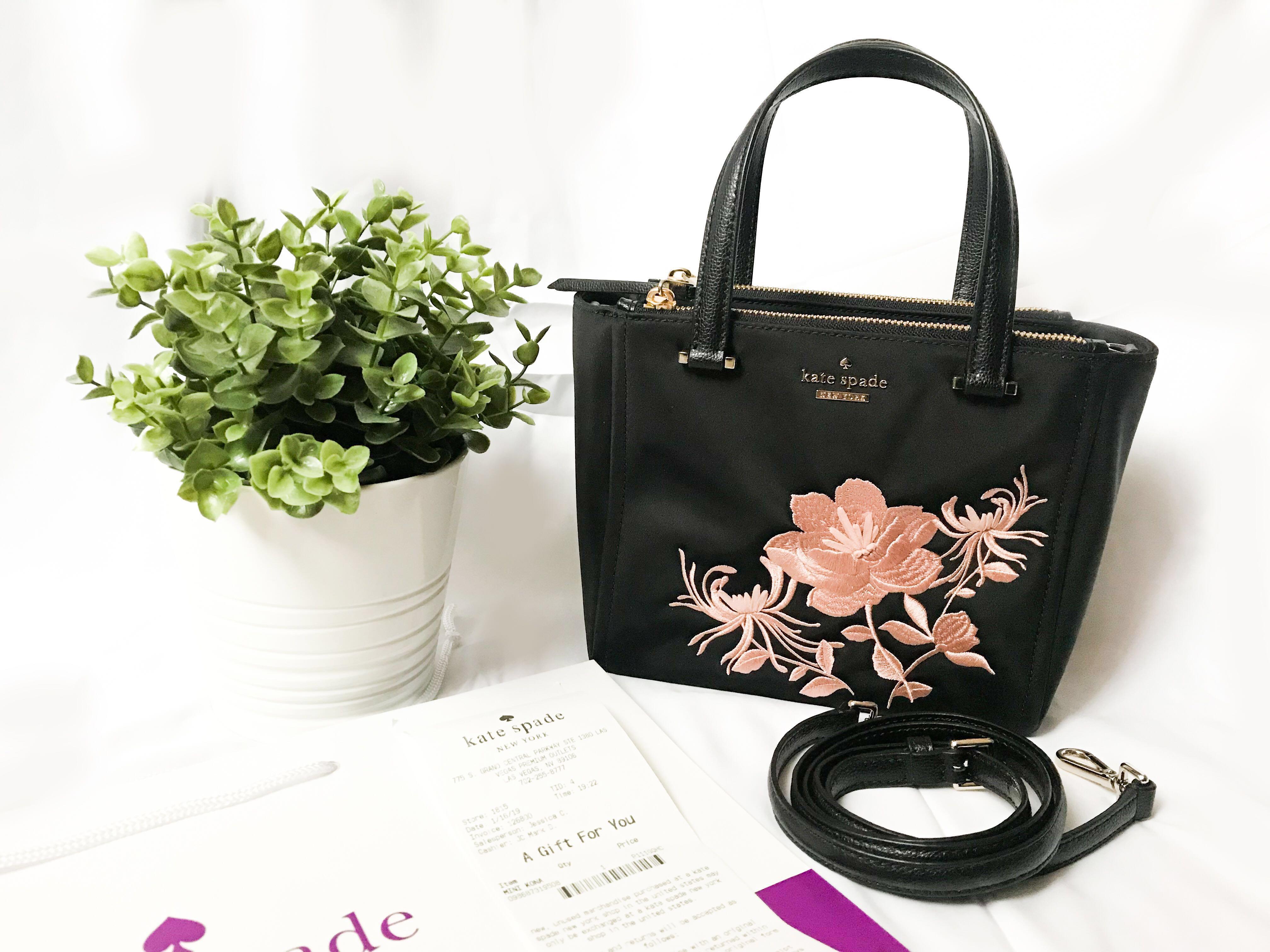 Kate Spade Mini Kona Embroidered Satchel Handbag Authentic Women s Fashion Bags Wallets Tote Bags on Carousell