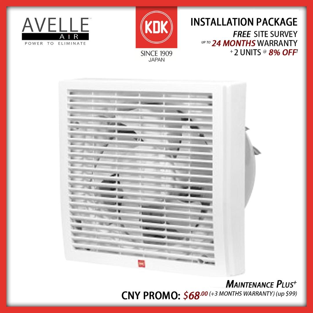 Kdk 20whct Professional Bathroom Ventilation Fan System Custom