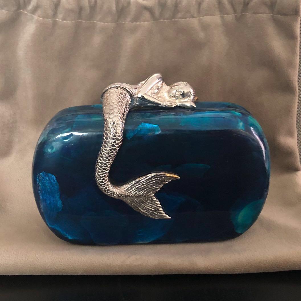 mermaid clutch bag