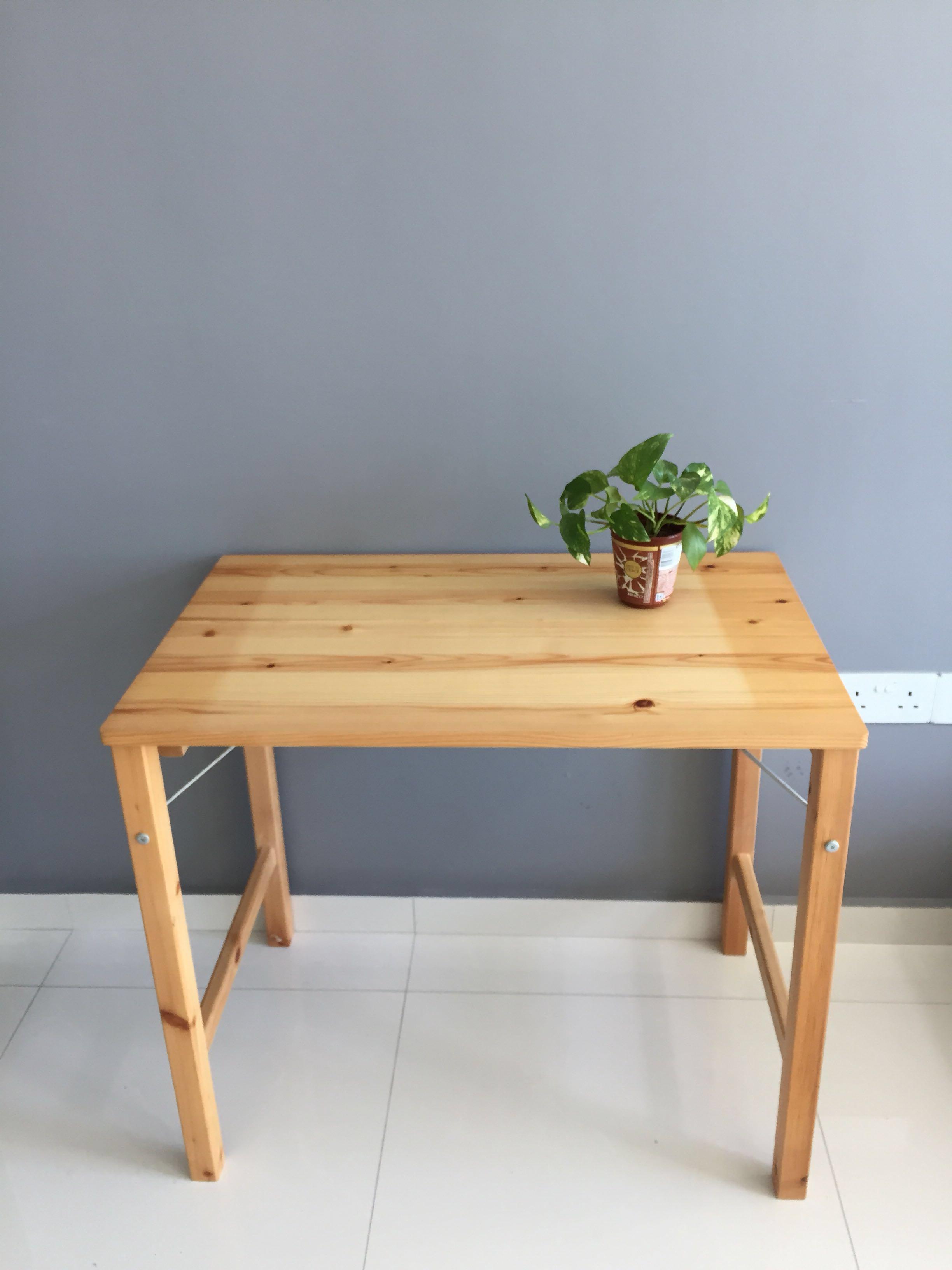 Muji pine outlet folding table