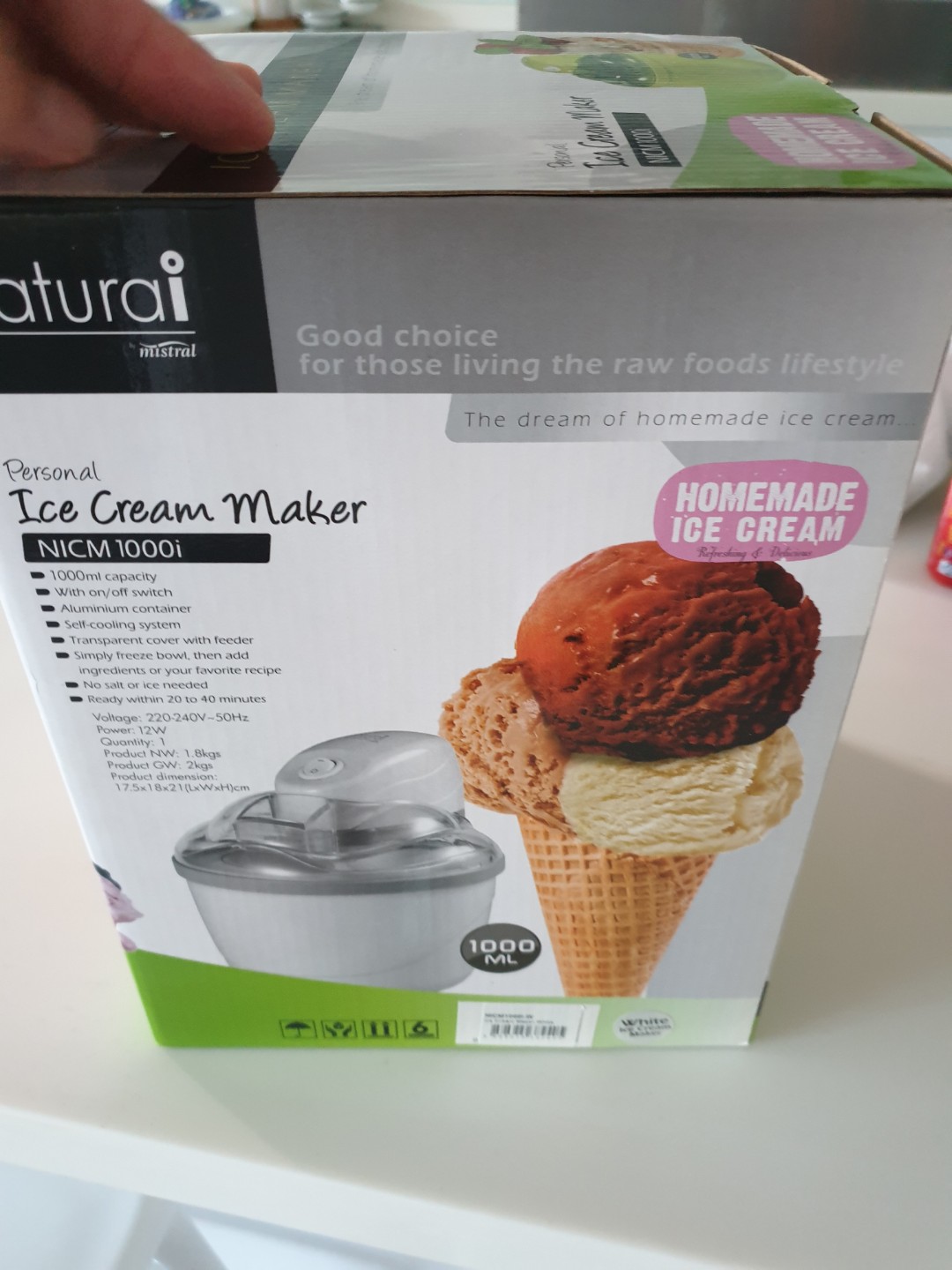 Natural ice cream maker online