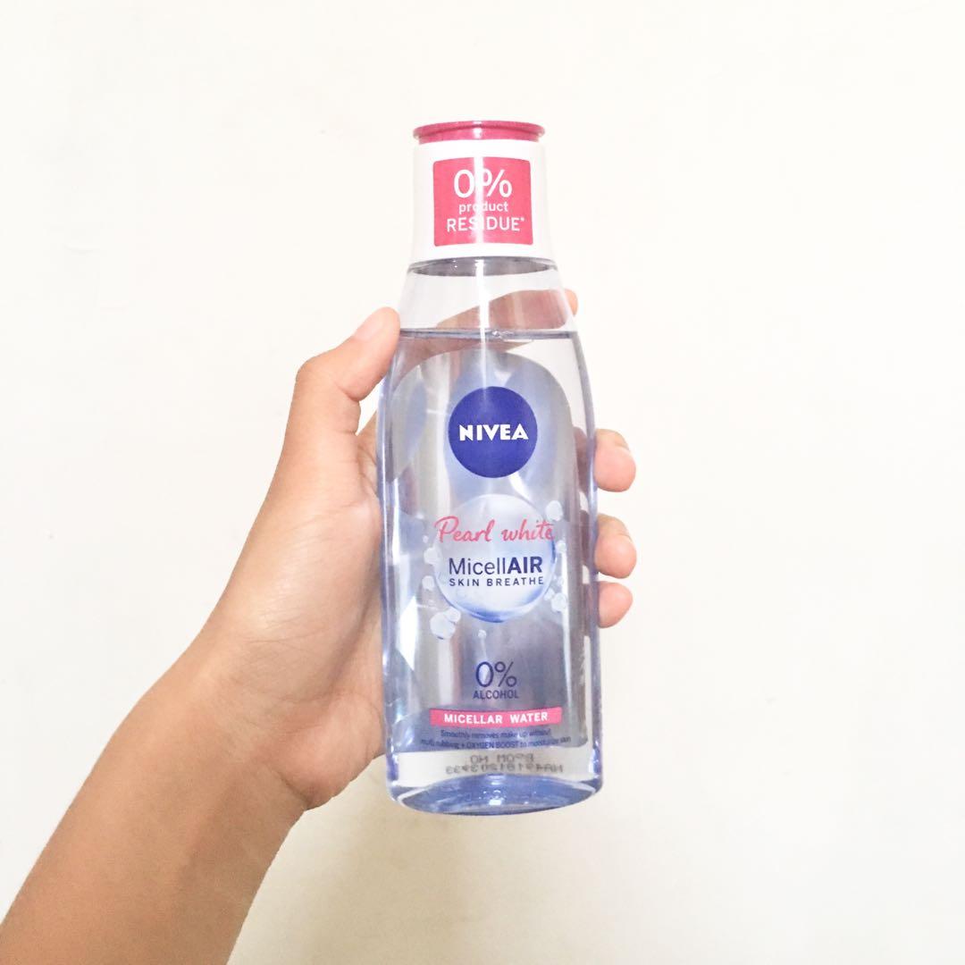 micellar water nivea pearl white