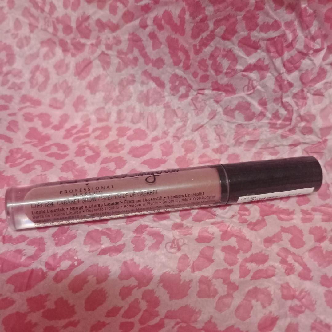Nyx Lingerie (Cabaret Show) (Category: Makeup) located in Manila. Submitted by imnotmika (Listing ID 211390125, Image 2). Description: Nyx Lip Lingerie in Cabaret Show 🔸90% full 🔸Authentic💯 📩Message for inquiries.