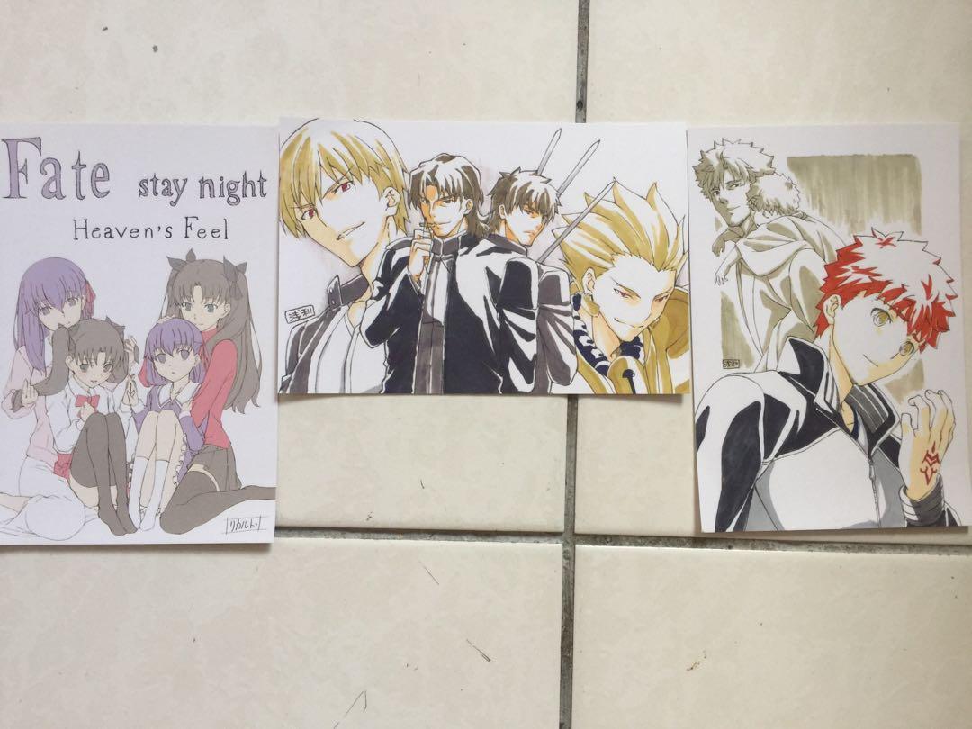 Official Fate Stay Night Heaven S Feel Postcards J Pop On Carousell