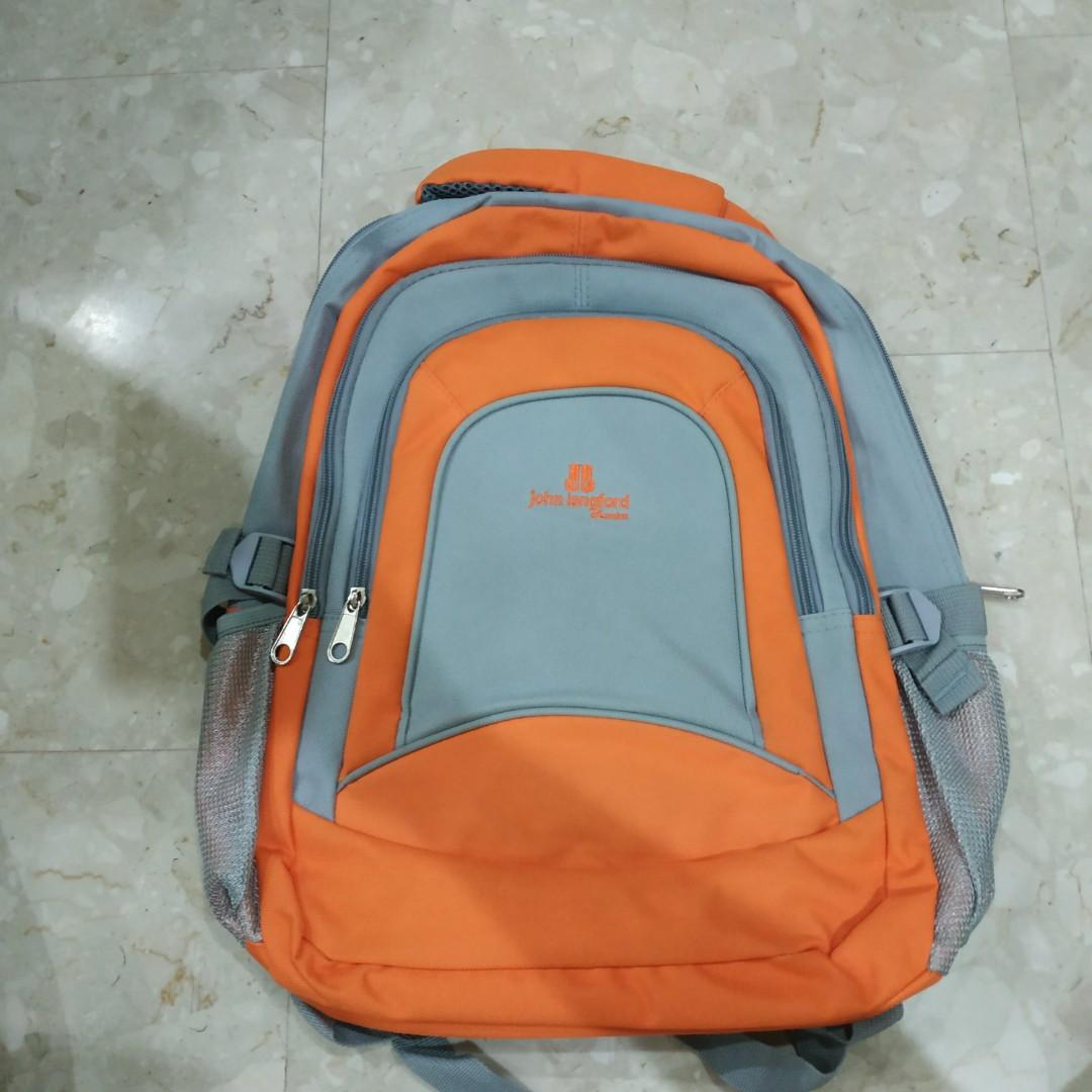 orange backpacks for school