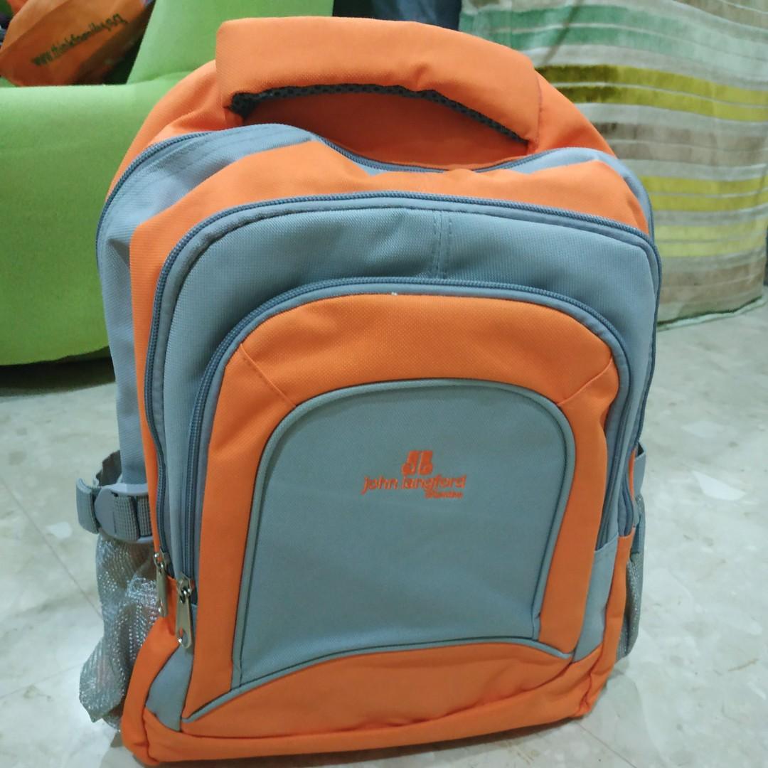 Orange brand school bags deals