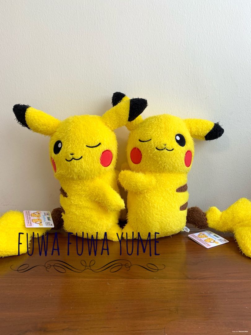 pikachu couple plush