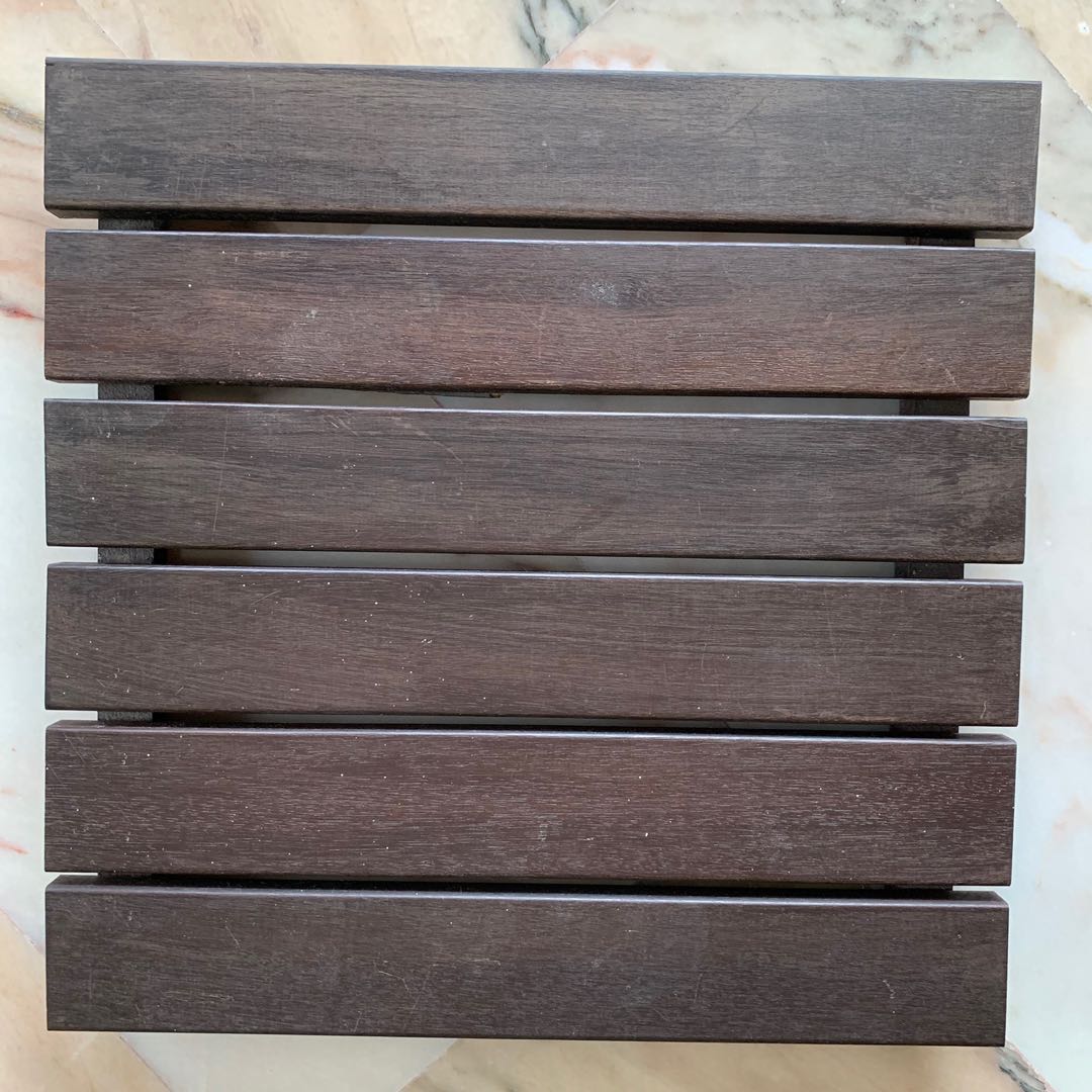 Outdoor Chengal Wood Deck Tiles 40 5cm X Everything Else Photo