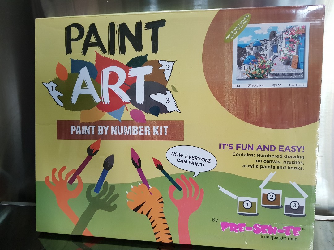 Paint By Numbers On Canvas For Beginner Artists Design Craft Share This Listing