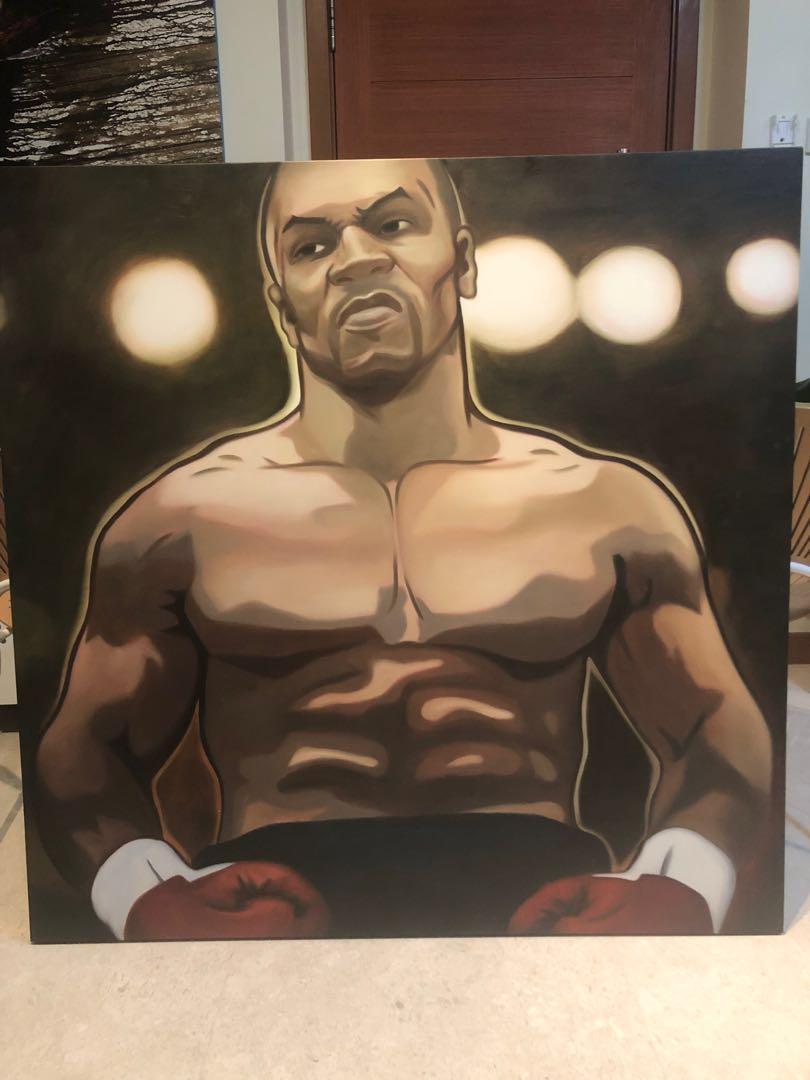 Painting Mike Tyson Furniture Home Decor Others On Carousell