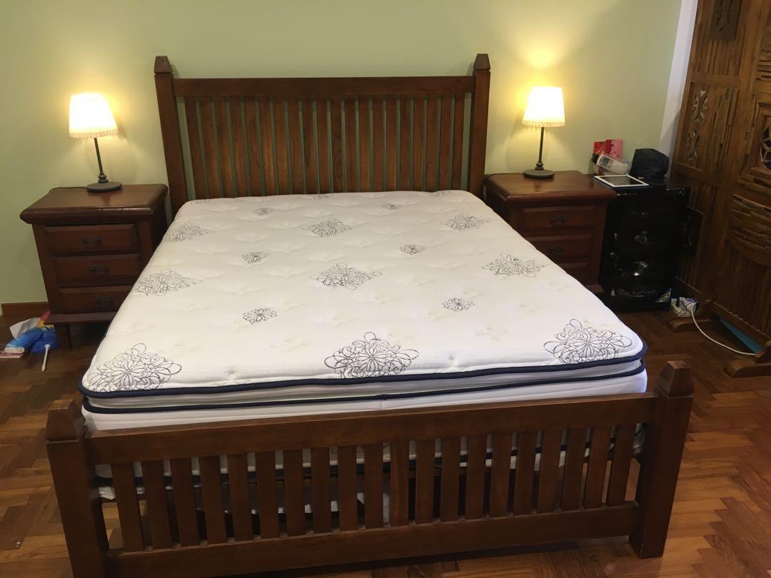 Picket and Rail bed frame only, Furniture & Home Living, Furniture, Bed