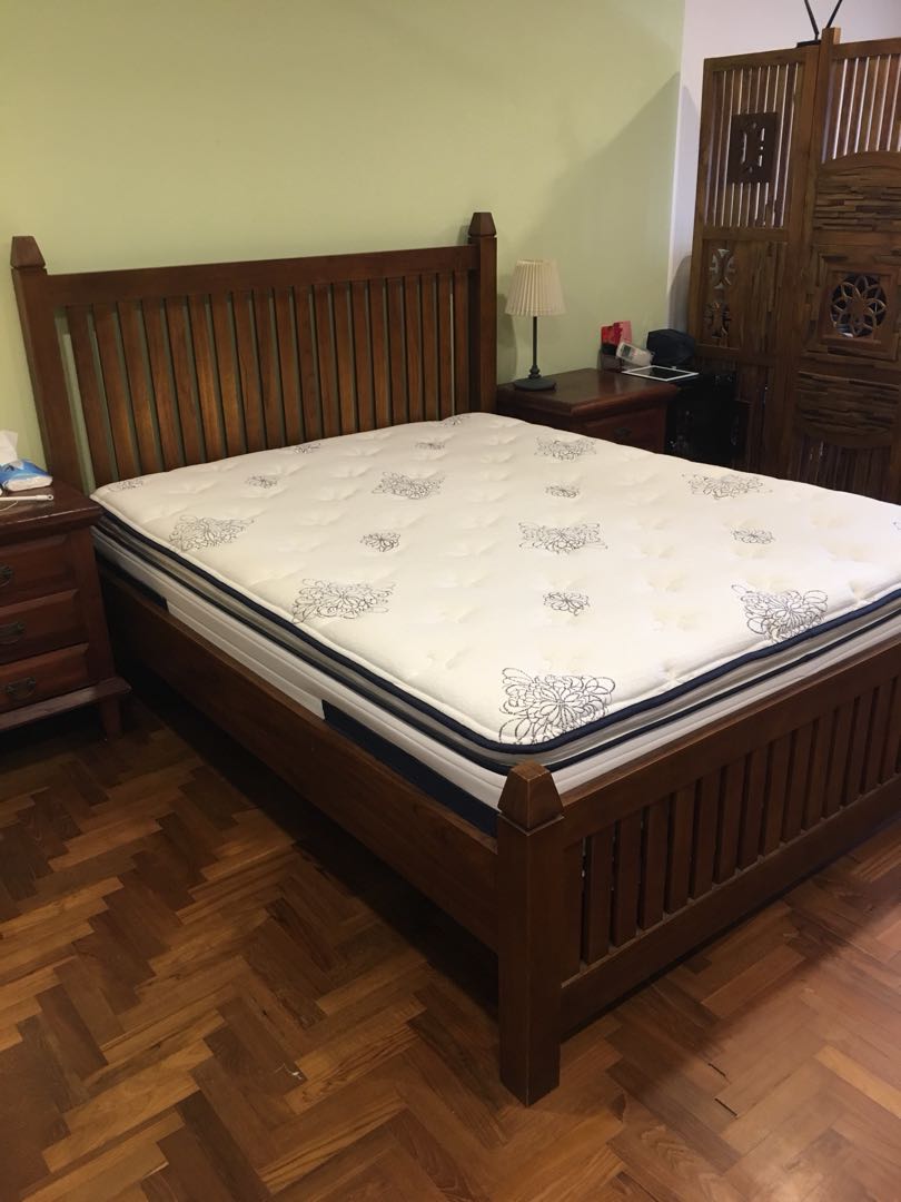 Picket and Rail bed frame only, Furniture & Home Living, Furniture, Bed