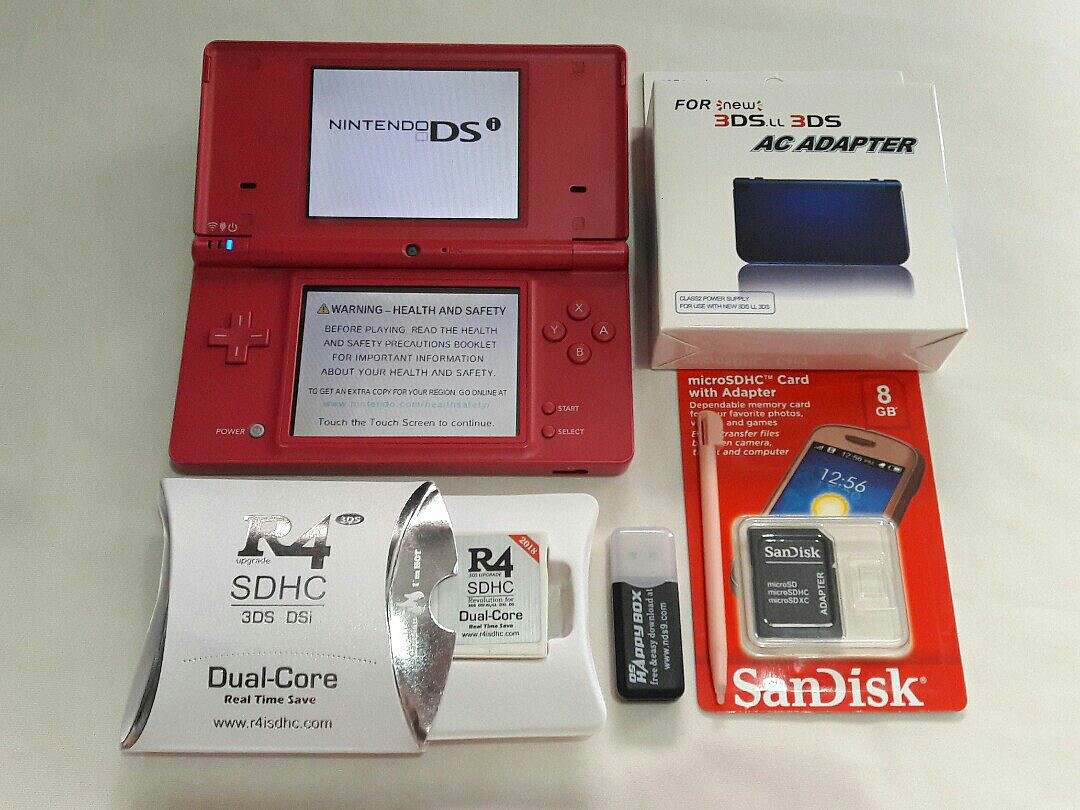 Pink Nintendo Dsi R4 8gb Games Installed, Video Video Game Nintendo on Carousell