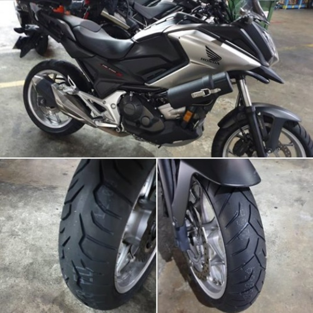 pirelli diablo strada tyres for ncx, Motorcycles, Motorcycle