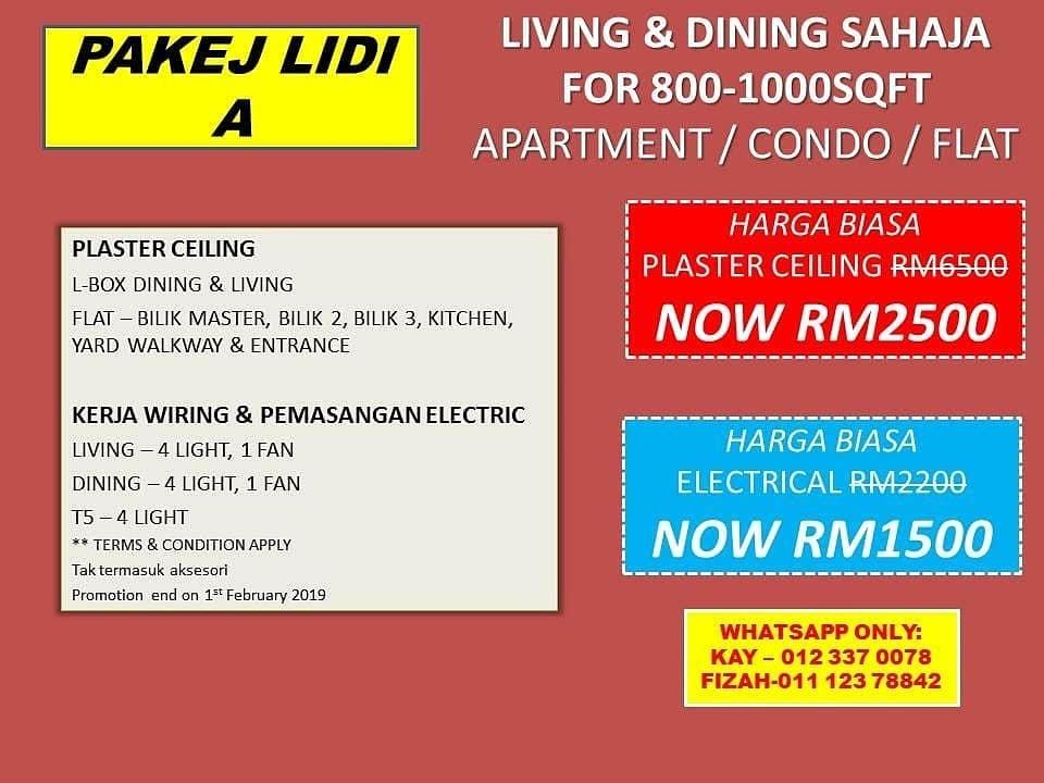 Plaster Ceiling Services Home Services Renovations On Carousell