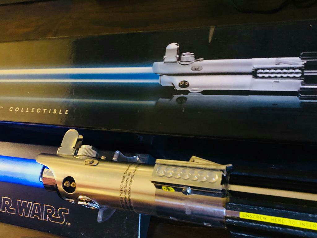 Pre loved Star Wars Signature Series Force FX Lightsaber Luke