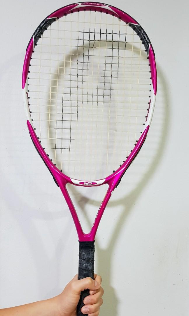 Hot pink tennis racket Clearance