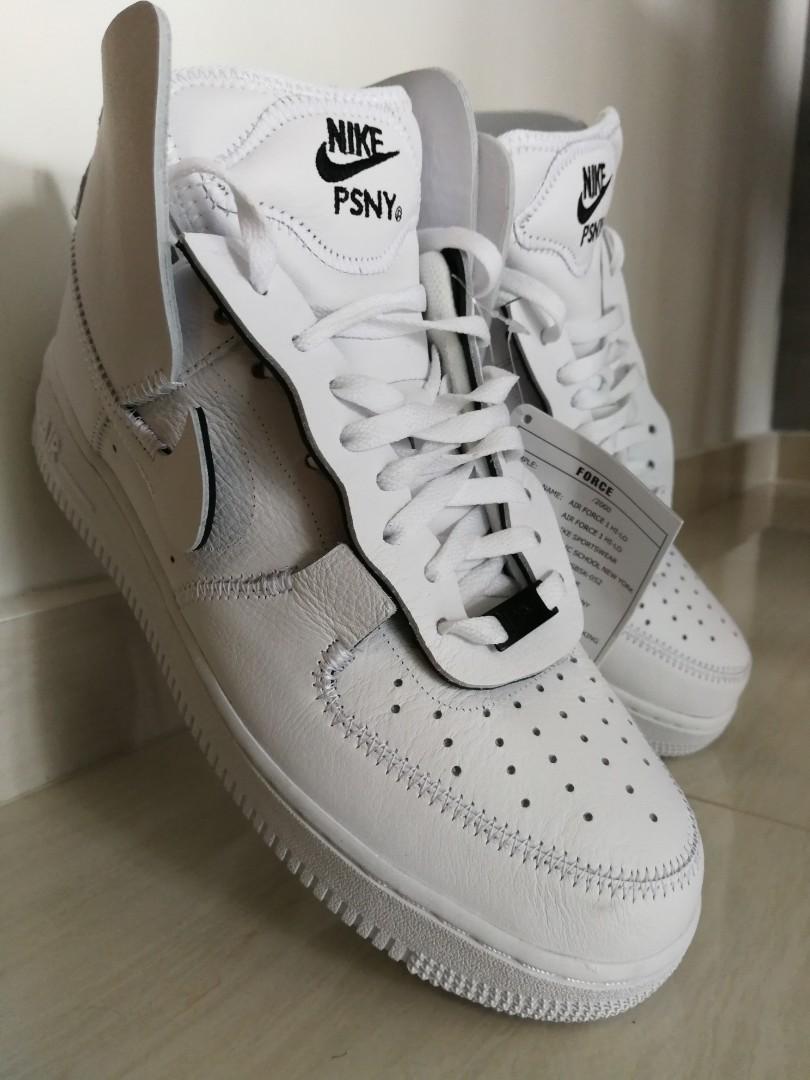 nike air force 1 high psny triple white