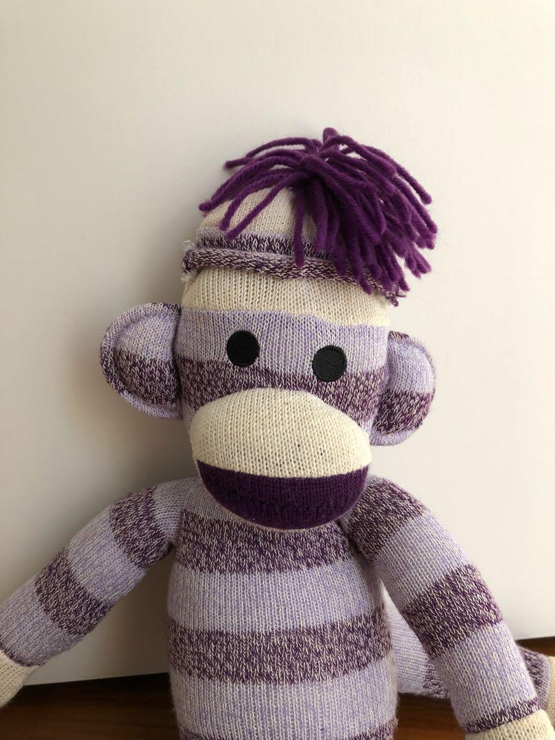 Sock top monkey target