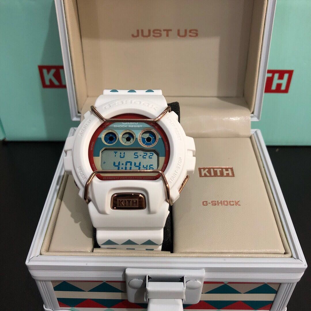 ㊗️Rare Kith x G-Shock DW-6900KTH-7CR digital watch SEA SALT ...