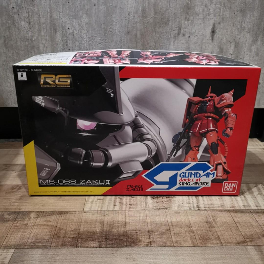 RG 1/144 MS-06S ZAKUⅡ Ver.GUNDAM DOCKS AT SINGAPORE, Hobbies 